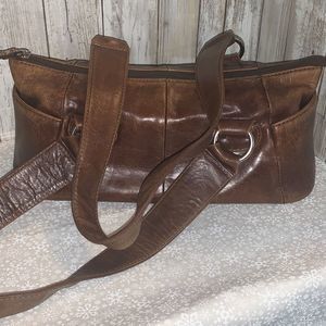 Butler Bag Brown Leather Shoulder Bag